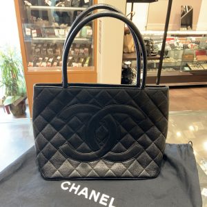 シャネル/CHANEL A01804 復刻版トート 黒0