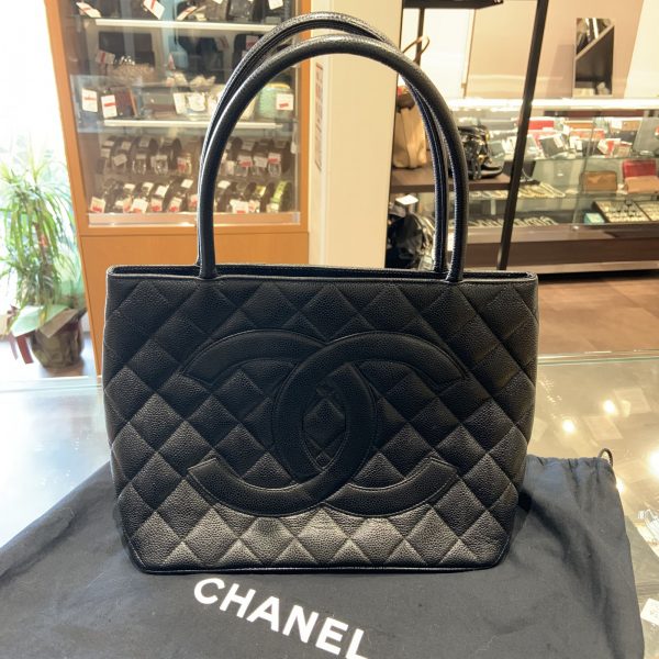 シャネル/CHANEL A01804 復刻版トート 黒