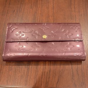 ルイヴィトン/LOUIS VUITTON M91521 ヴェルニ ポルトフォイユ・サラ 紫1