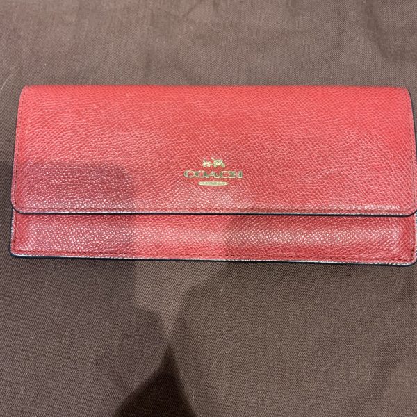 COACH/コーチ 52331 長財布 レッド