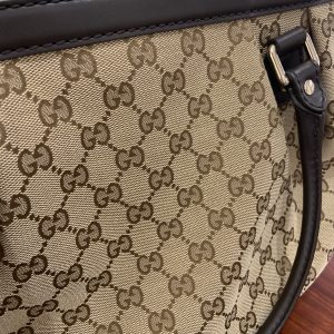 グッチ/GUCCI GGキャンバス 296835 スーキー トートバッグ ベージュ×ダークブラウン4
