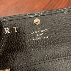 ルイヴィトン/LOUIS VUITTON エピ M68312 キーケース6連 イニシャル入 黒6