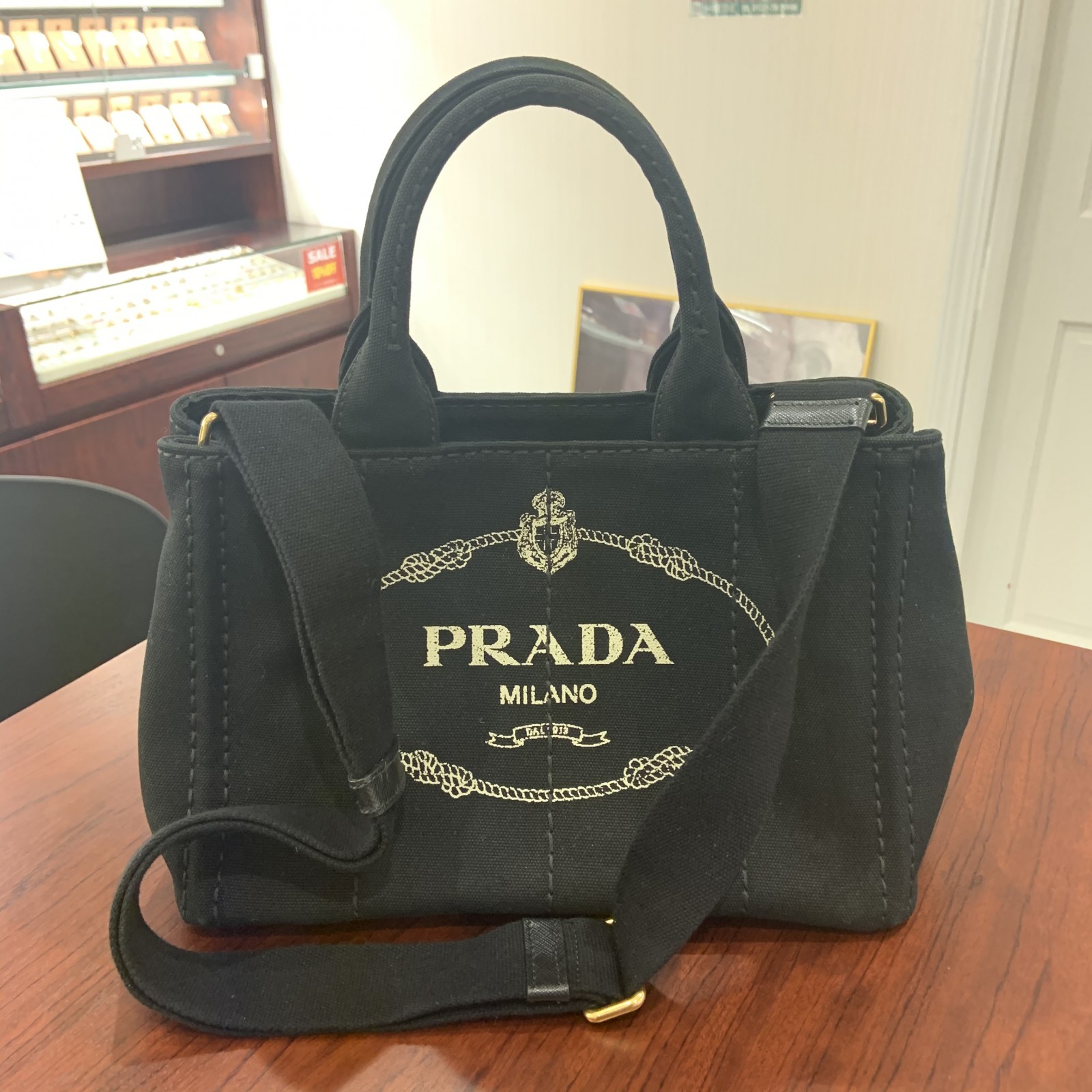 64％以上節約-PRADA - PRADA プラダレオパード カナパ トートバ•ッグ