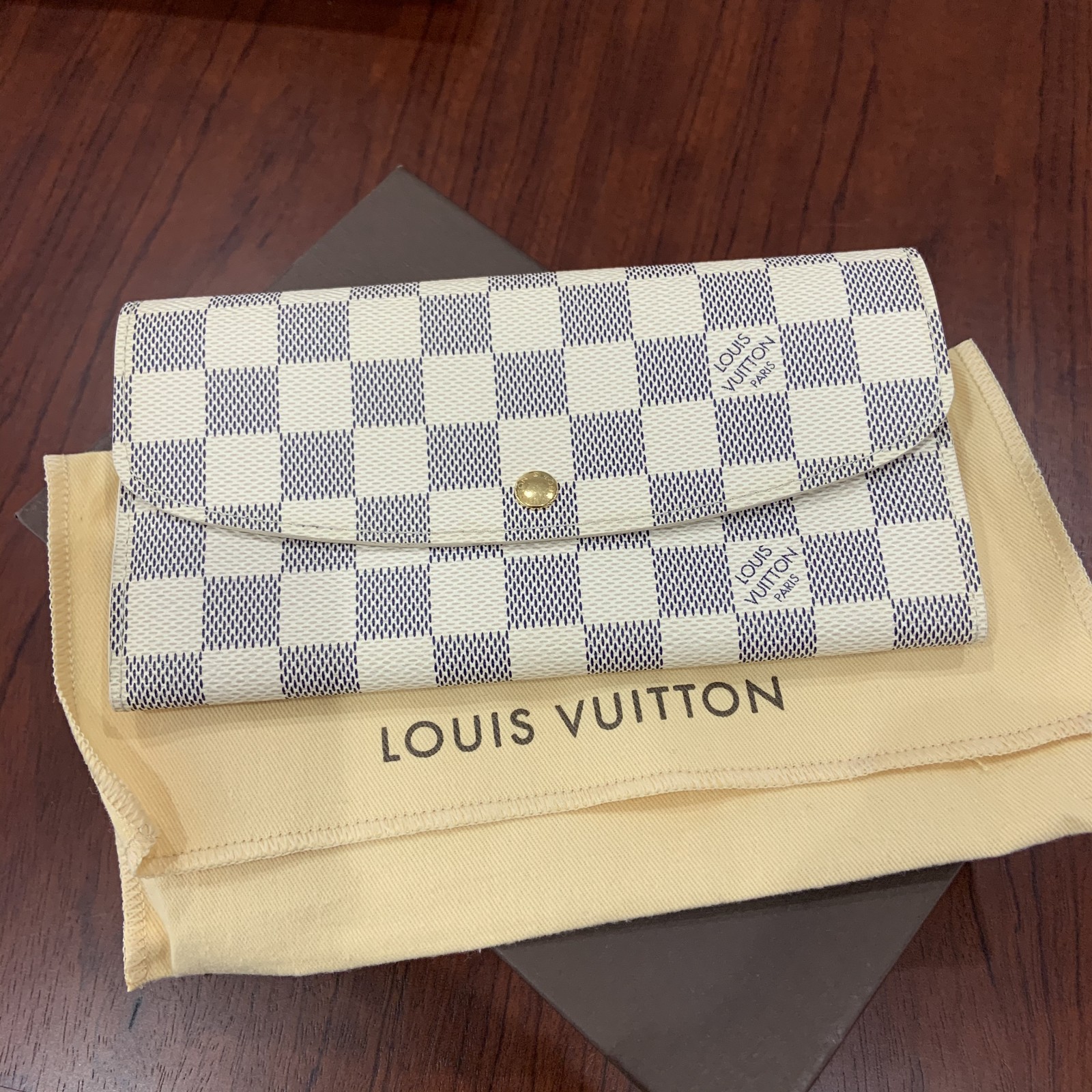 ルイ・ヴィトン/LOUIS VUITTON ダミエ・アズール N63546 ポルトフォイユ・エミリー0