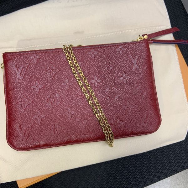 ルイヴィトン/LOUIS VUITTON M68574 アンプラント ポシェット・ドゥーブル ジップ