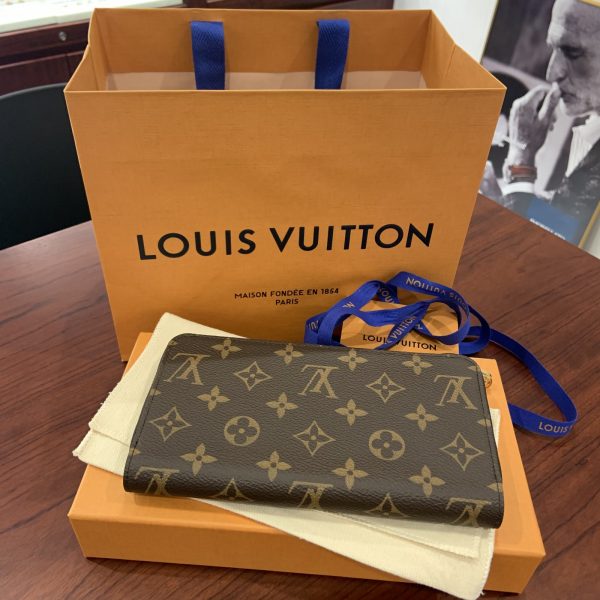 ルイ・ヴィトン/LOUIS VUITTON M41895 モノグラム ジッピーウォレット フューシャ