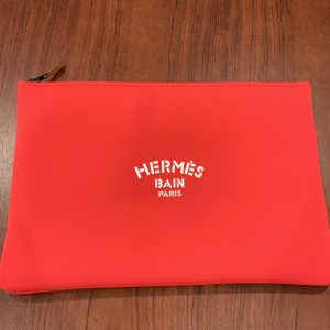 エルメス/HERMES トゥルースフラットMM 赤0