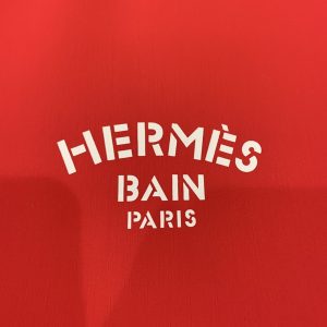 エルメス/HERMES トゥルースフラットMM 赤3