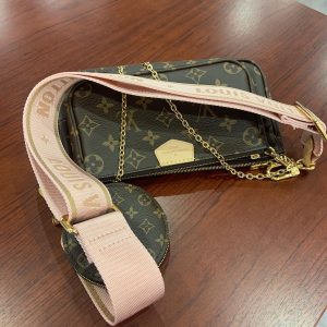 ルイ・ヴィトン/LOUISVUITTON モノグラム ミュルティ・ポシェット・アクセソワール M44840 ローズクレール0