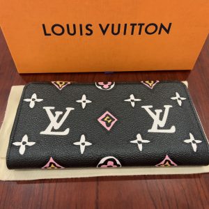 ルイヴィトン LOUIS VUITTON ジッピーウォレット M80683 ワイルド・アット・ハート モノグラムアニマル  長財布 モノグラムキャンバス ノワール ブラック