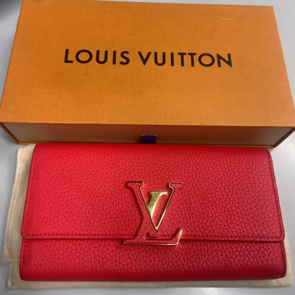 ルイヴィトン/LOUIS VUITTON M69068 カプシーヌ ポルトフォイユ・カプシーヌ コーラルタヒチ