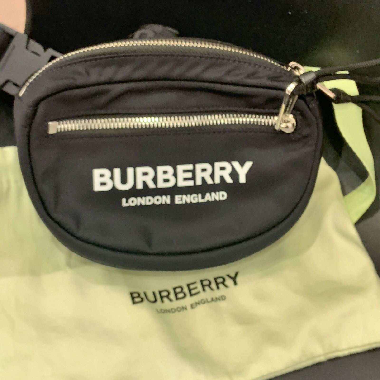 バーバリー/BURBERRY ボデイバッグ ブラック 中古0