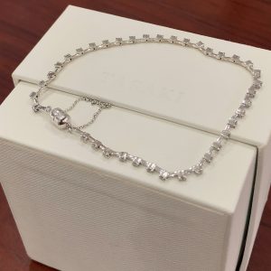 田崎真珠/TASAKI ダイヤモンド ブレスレット K18WG　D0.650