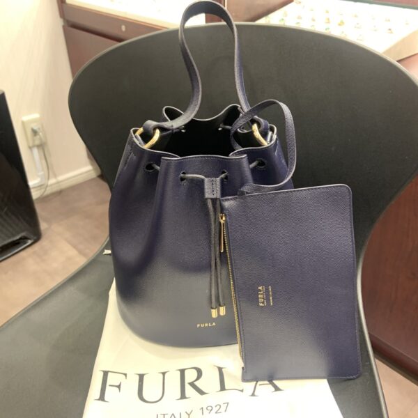 フルラ/FURLA レザー製 巾着型バッグ