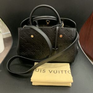 ルイヴィトン/LOUIS VUITTON M41053 モンテーニュBB ノワール0