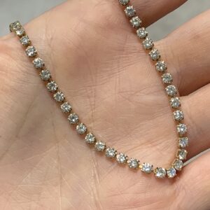 ブレスレット　K18YG　テニス　D6.8ct0